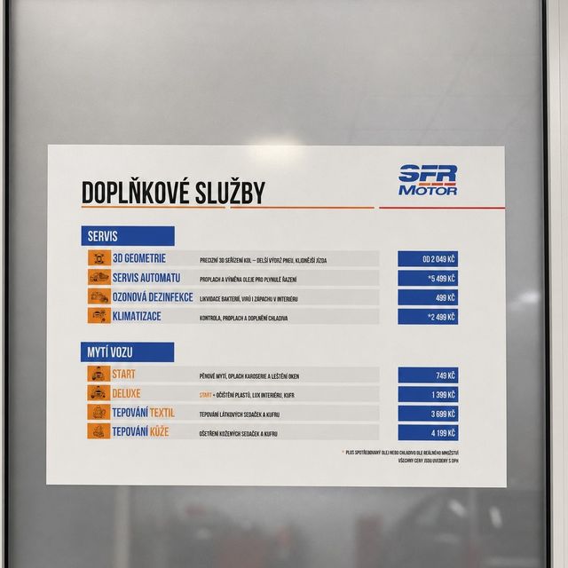 V SFR Motor neřešíme jenom prodej aut. 🚙 Pod jednou střechou pro v…